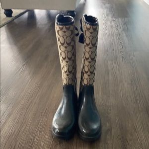 Coach rain/all weather boots